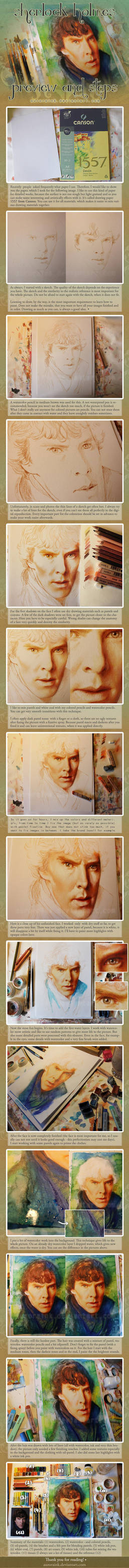 Sherlock Holmes Preview and Steps Tutorial by RoryonaRainbow