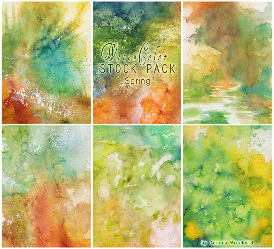 Watercolor - Stock Pack 1 by RoryonaRainbow
