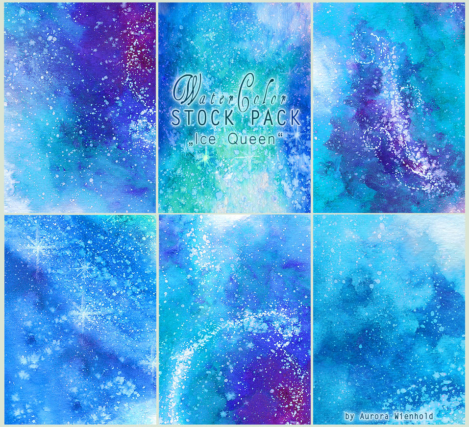 Ice Queen - WATERCOLOR STOCK PACK by RoryonaRainbow