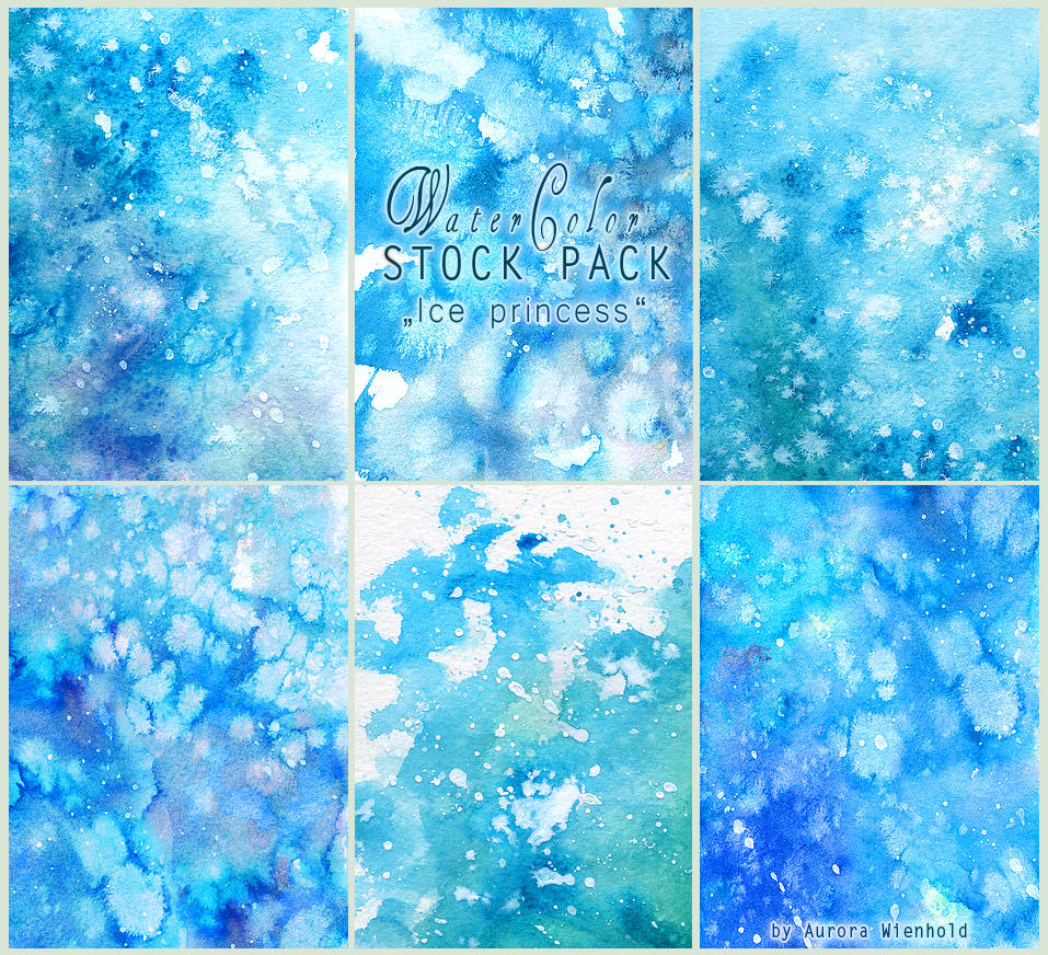 Ice princess - WATERCOLOR STOCK PACK by RoryonaRainbow