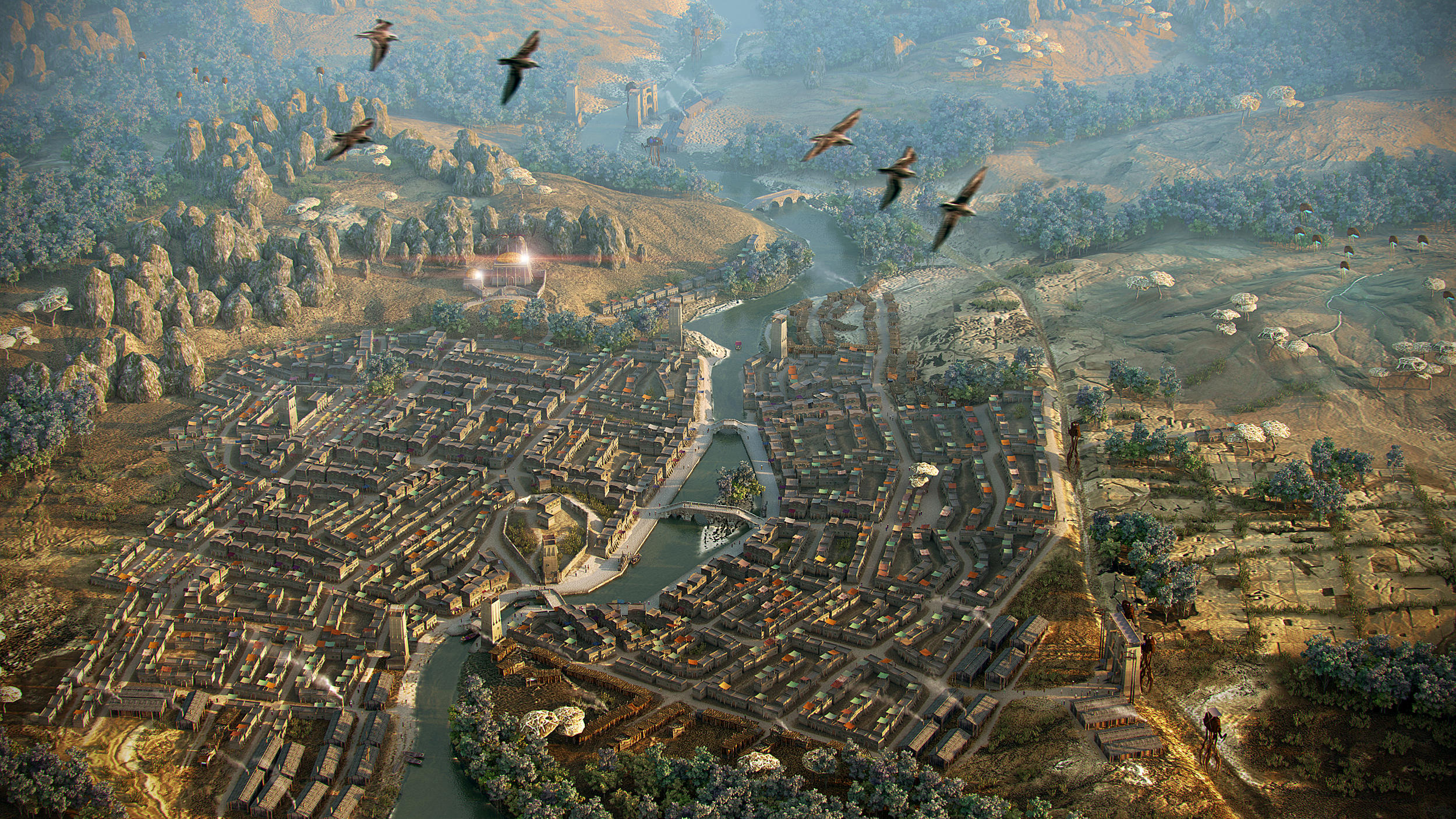 Balmora. Aerial view by AlexeyRudikov