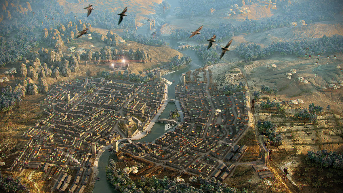 Balmora. Aerial view by AlexeyRudikov