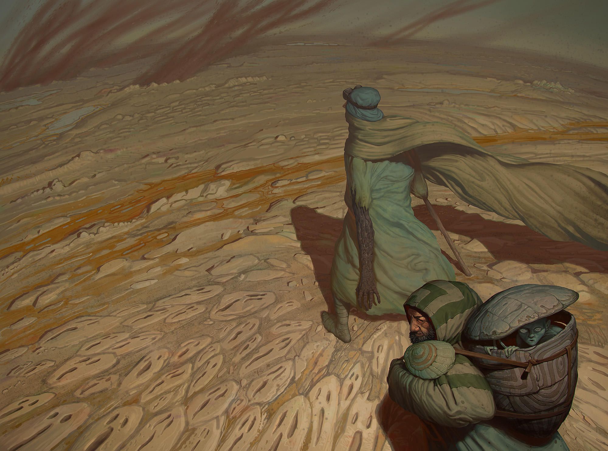 Through the ashen desert by AlexeyRudikov