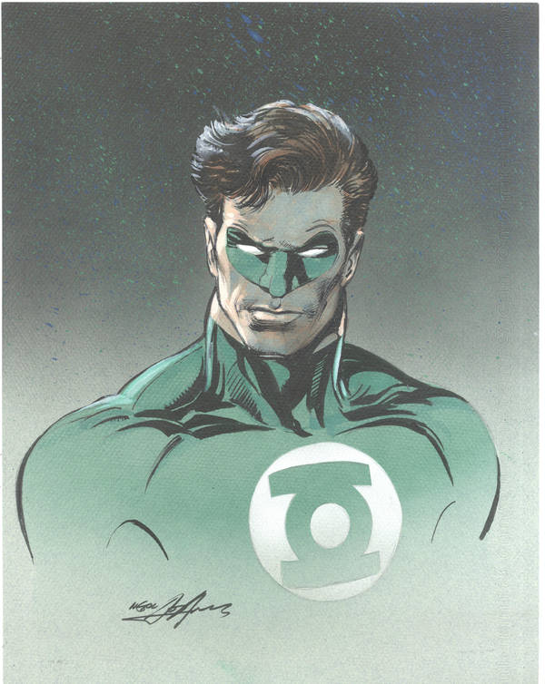 Green Lantern Drawing by NealAdams