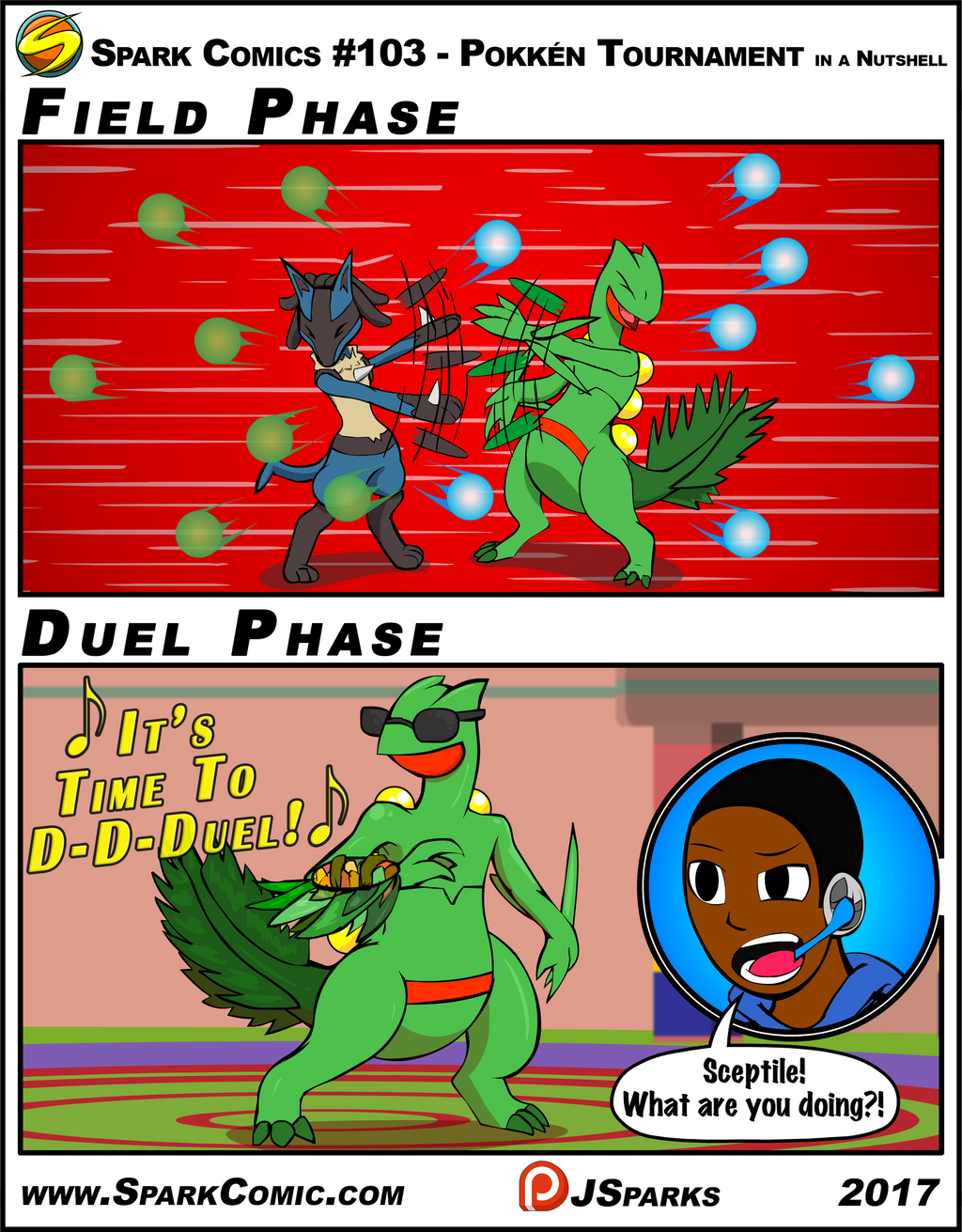 Spark Comic #103 - Pokken Tournament by SuperSparkplug