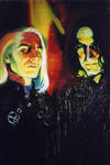 Lucius and Snape: Deatheaters by ElenaTria