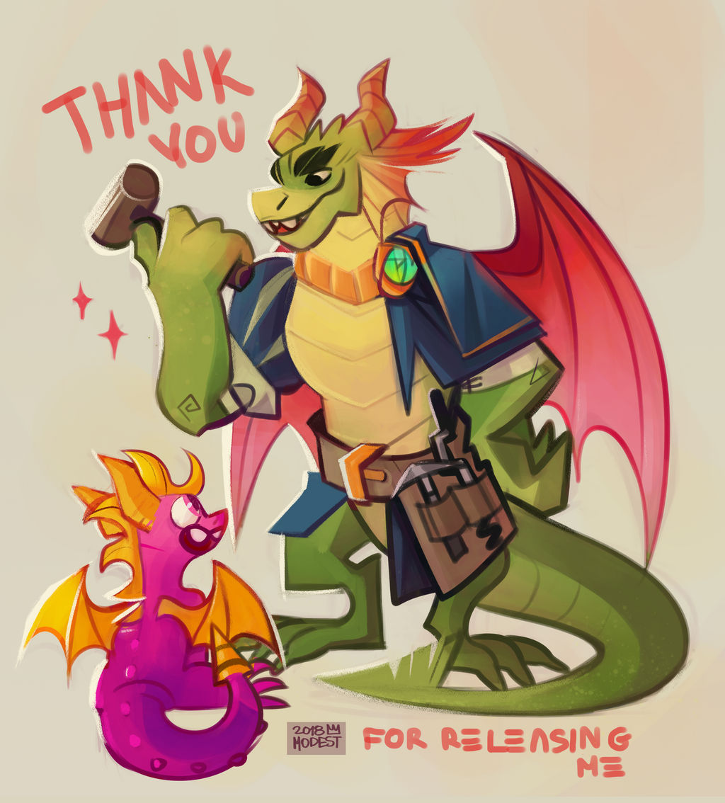 Spyro and Nestor by creekstufflings on DeviantArt