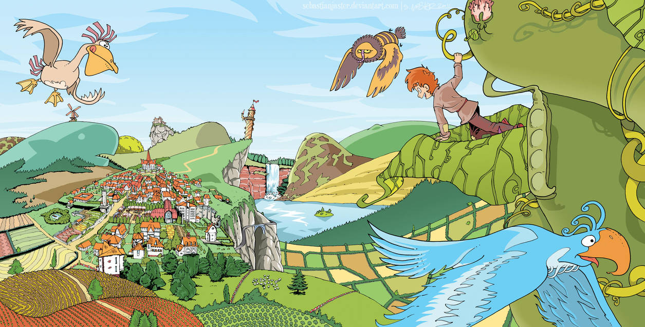 Beanstalk with a view by sebastianjaster Beanstalk with a view by sebastianjaster