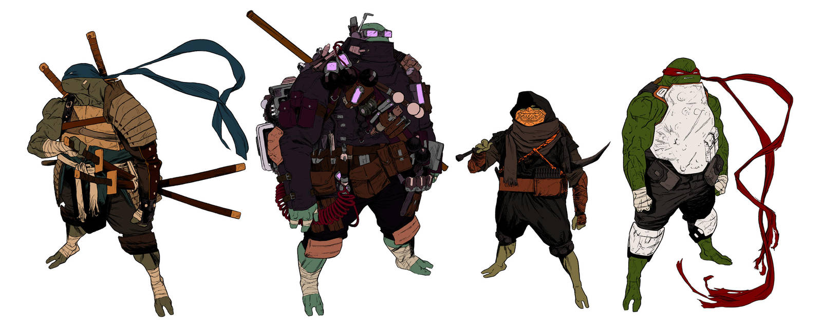 the turtles by anklesnsocks