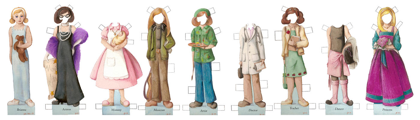 Grow-Up Paper Doll by julie-allen