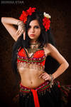 Red Tribal Dancer by ScarletFairyDesigns