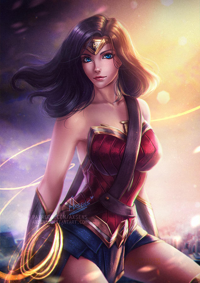 Wonder Woman.nsfw optional. by Axsens