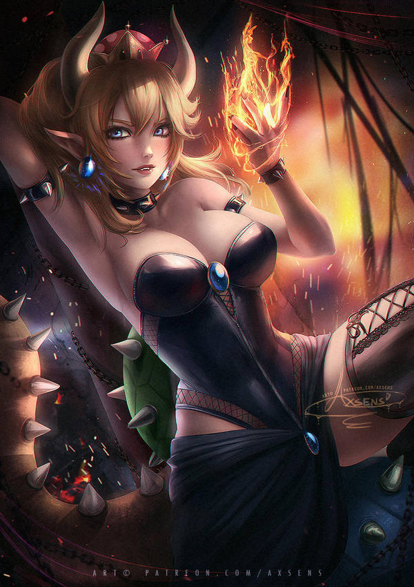 Bowsette :18+ optional: by Axsens