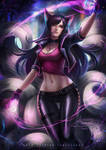 Night Ahri D.Va :18+ optional: by Axsens