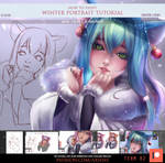 Winter Portrait Tutorial by Axsens