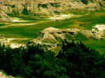 Rocky Hills and Greenery by golddew
