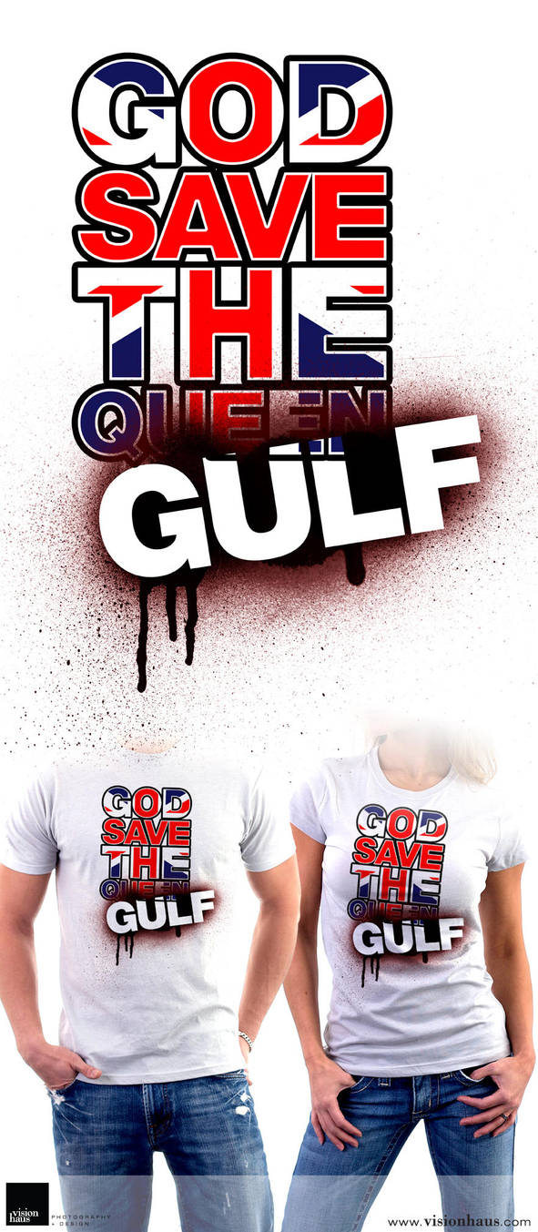 'God Save The Gulf' T-shirt by VisionHaus
