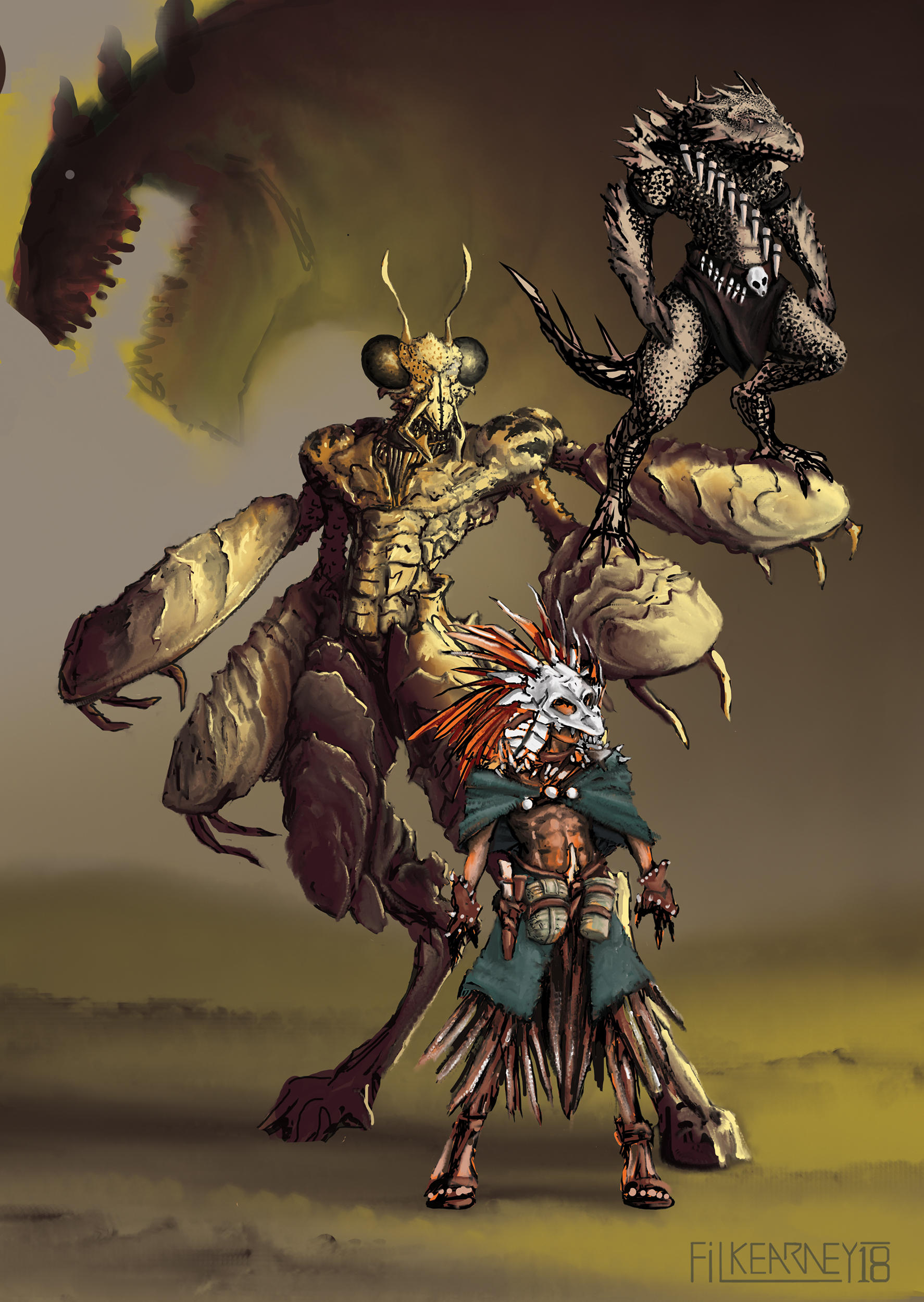 Athas Tarrasque Team by FilKearney