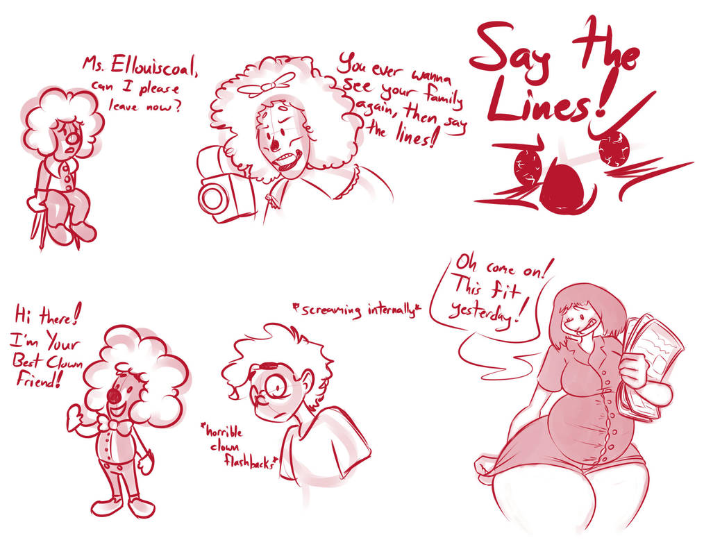 A Series of Clowns by BlakerOats