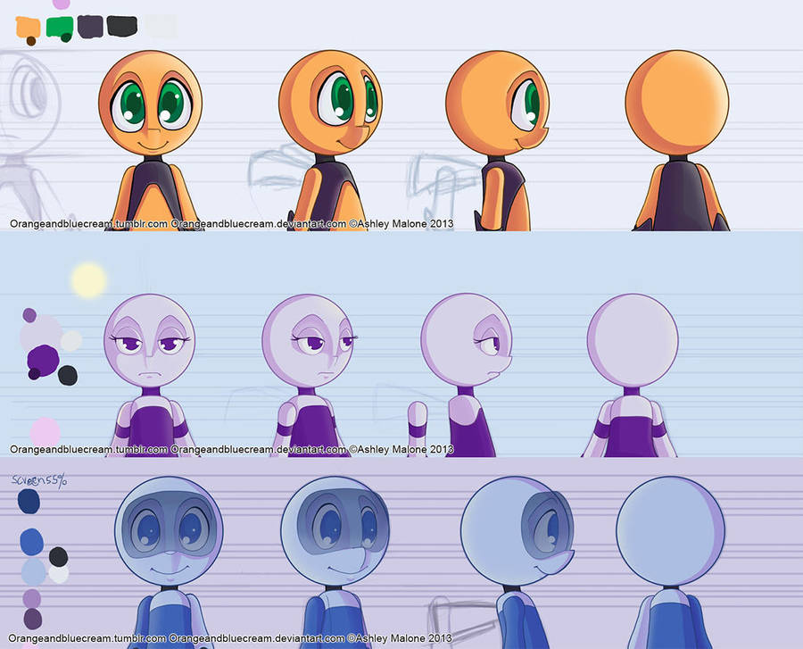 Turnaround previews by Orangeandbluecream