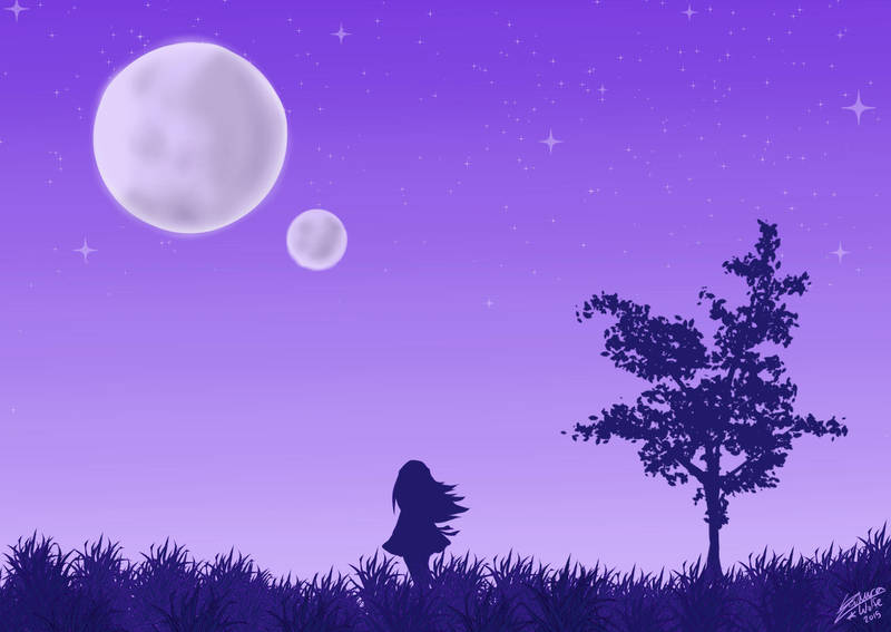 Purple Dreamer by ZakuraWolfe