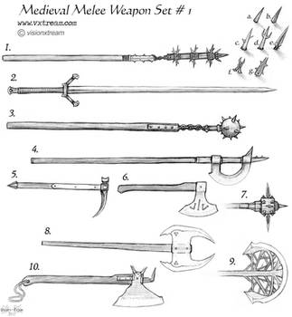 Medieval Set 1 by Iron-Fox