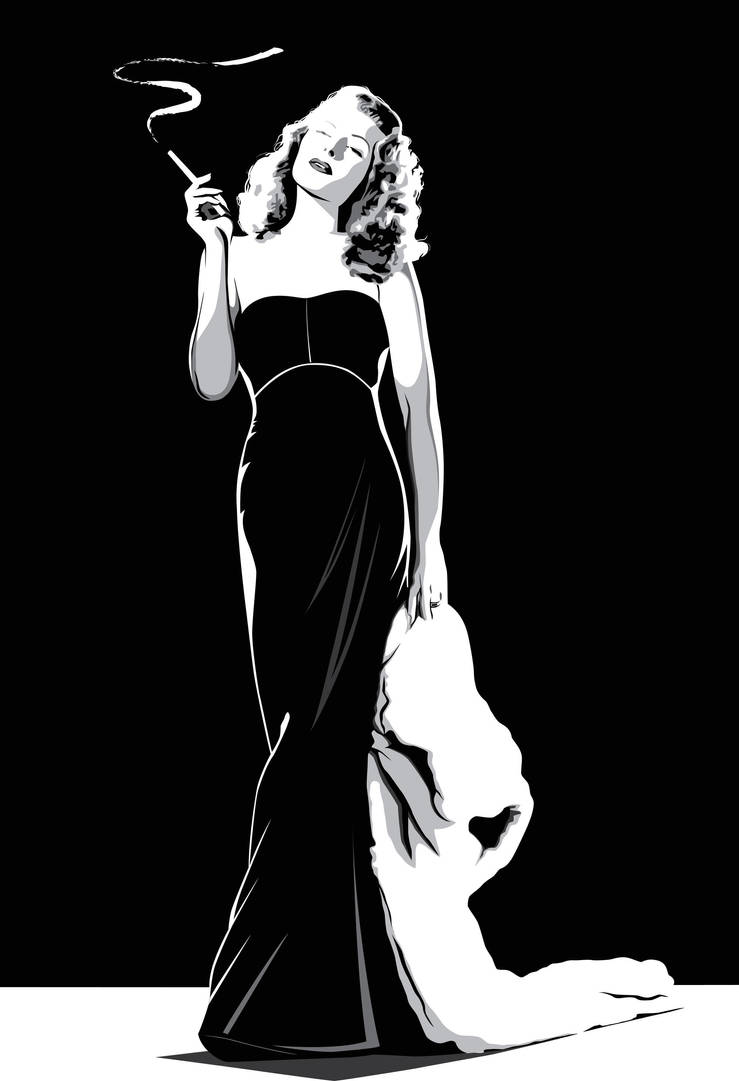 Rita Hayworth by pin-n-needles