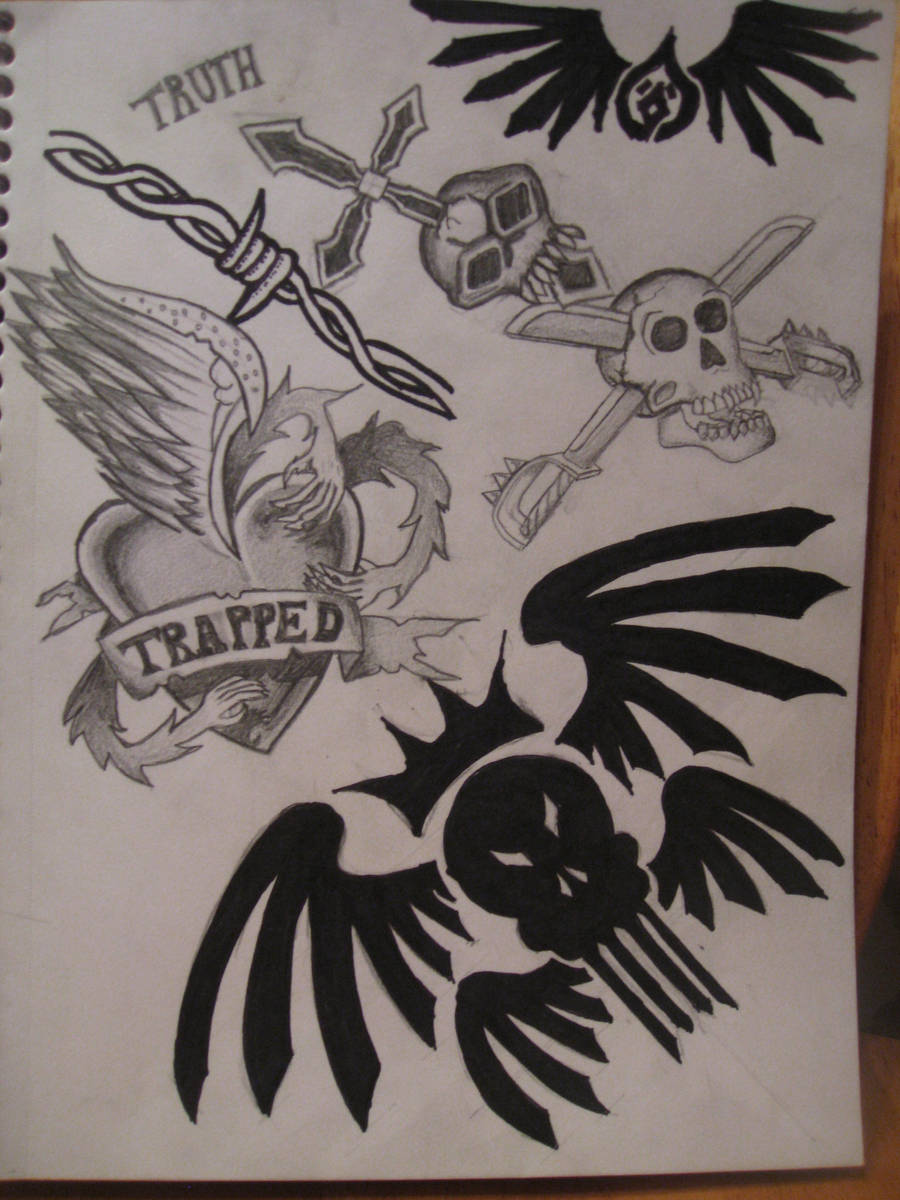 Tattoo page from Sketchbook by igorBored2death on DeviantArt