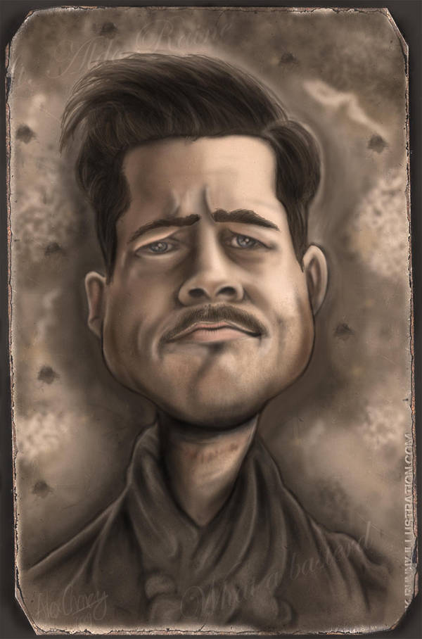 Brad Pitt - Inglorious by D-B-Dot-Com