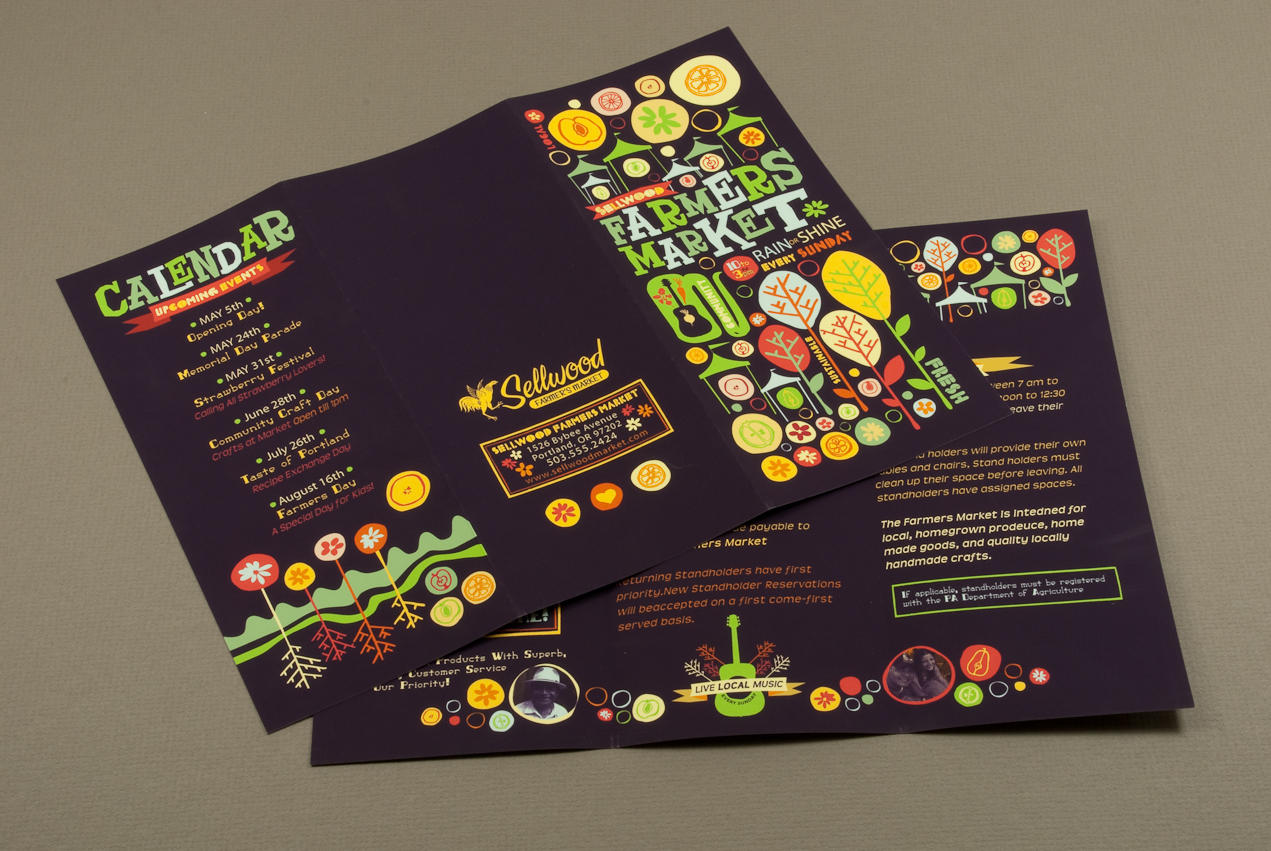 Farmers Market Brochure by inkddesign