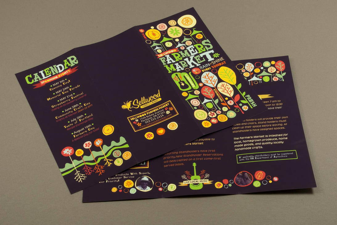 Farmers Market Brochure by inkddesign