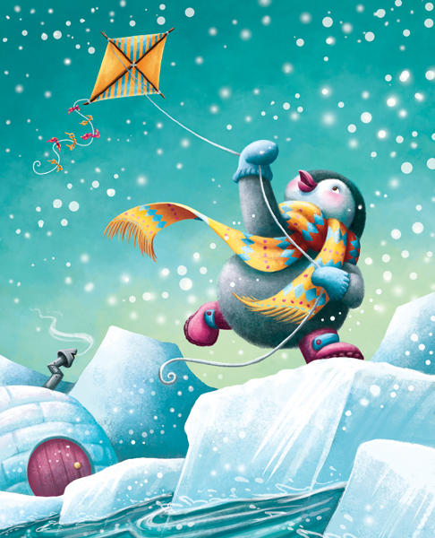 Pooka Penguin's Kite by Isynia-Artessa