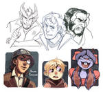 Gift Doodles by DamnTorren