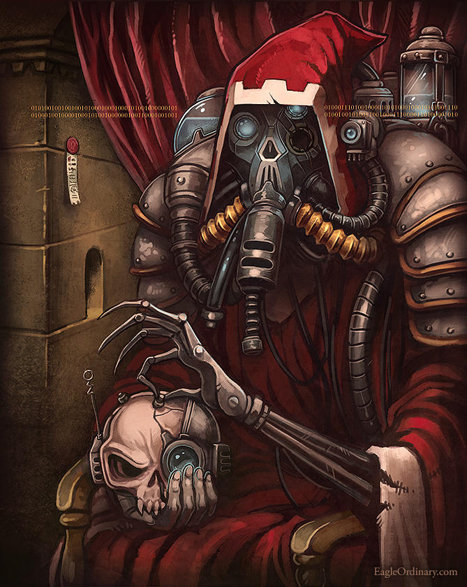 Magos with Skull by DamnTorren