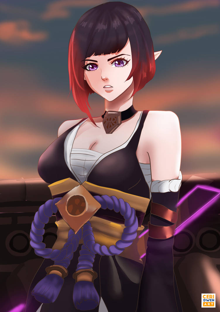 Mobile Legends Spider Lily By Ceridwenart On Deviantart