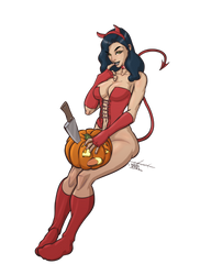 Naughty Halloween by Chadwick-J-Coleman