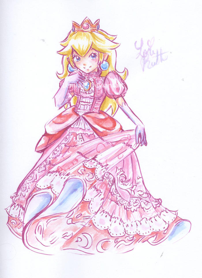 Princess Peach by LemiaCrescent