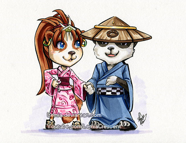 WoW Pandaren for QueenKrissu by LemiaCrescent