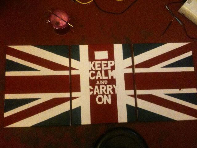 Keep Calm - Union Jack (work in progress) by PeteDomoney