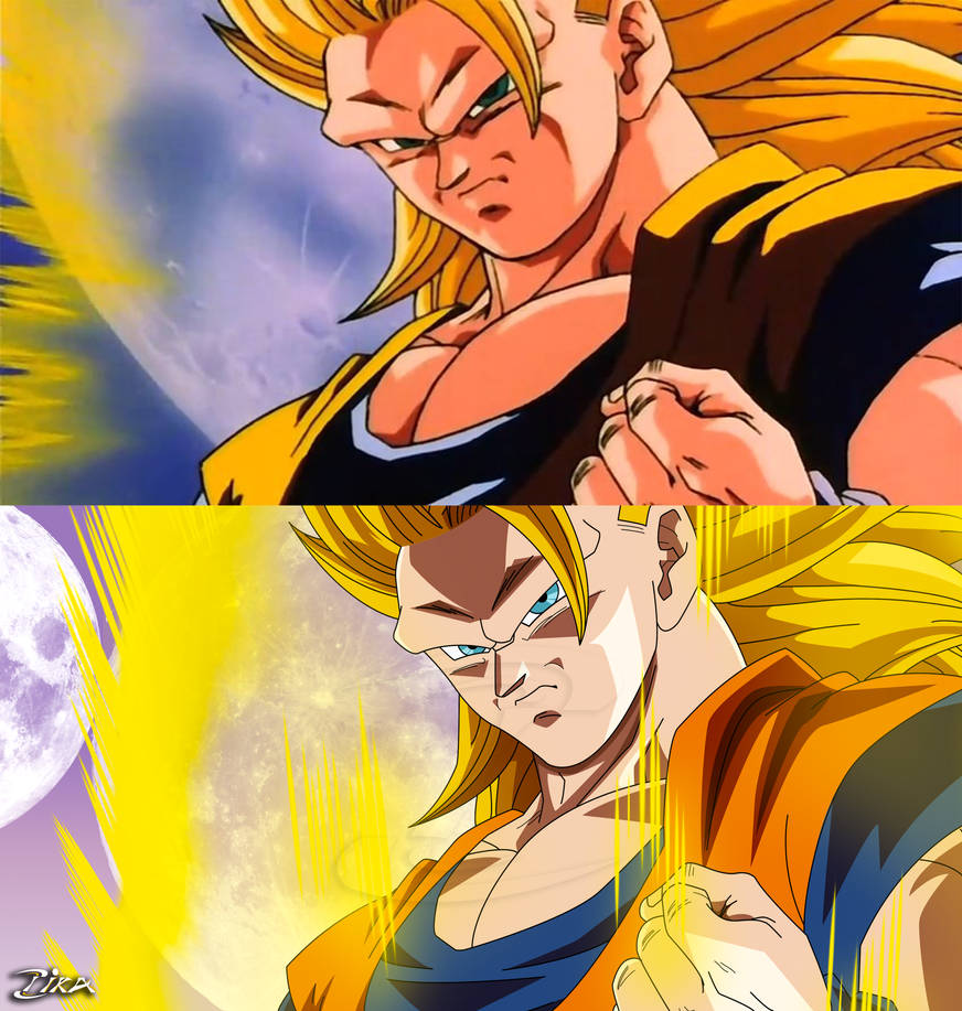 Goku Super Saiyan 3 Comparison by zika-arts on DeviantArt