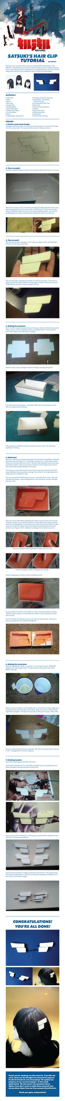Kill La Kill - Satsuki Hair Clip Cosplay Tutorial by King-Bobbles