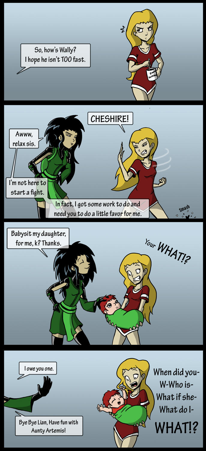 Young Justice: Babysitter by MonteCreations