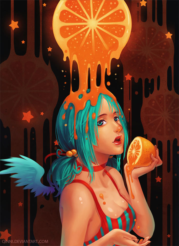 Orange Juice by Qinni
