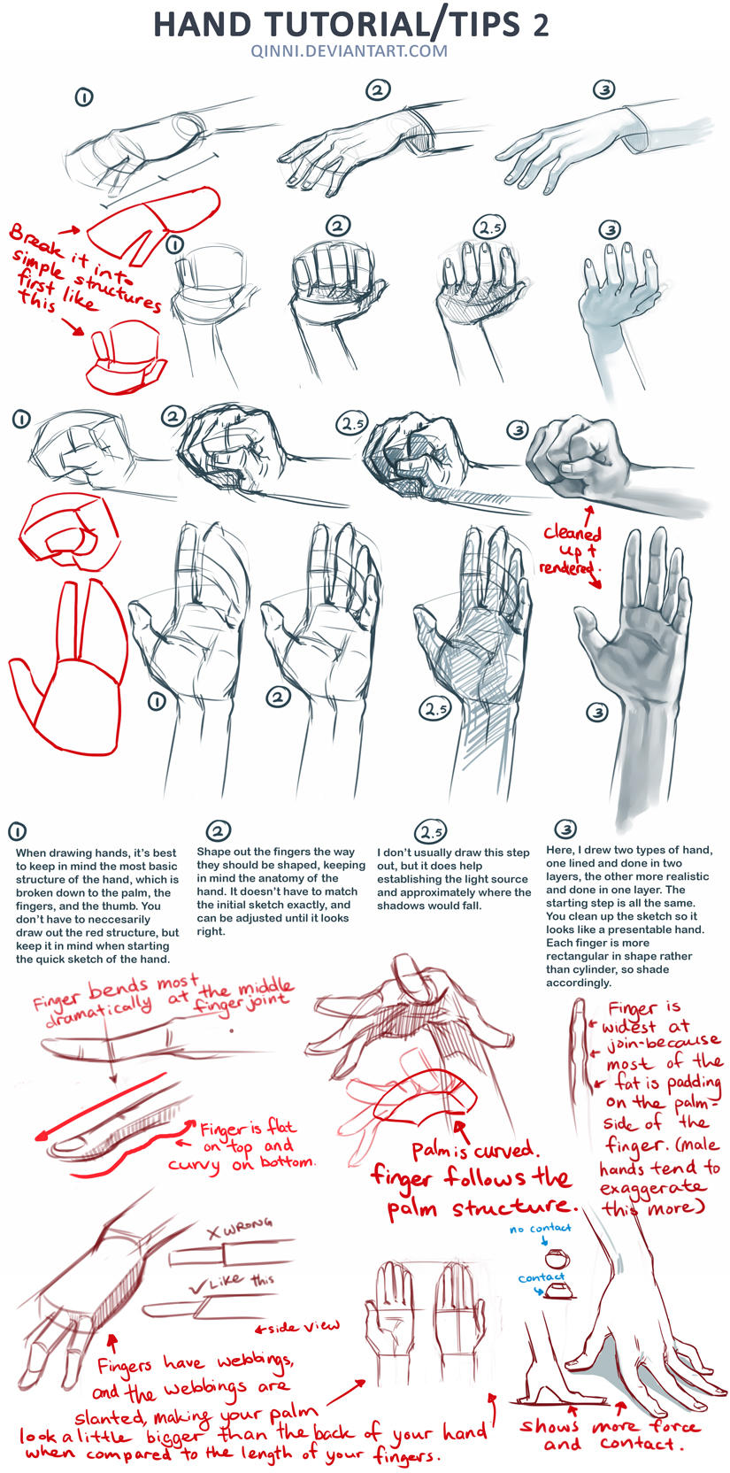 Hand Tutorial 2 by Qinni
