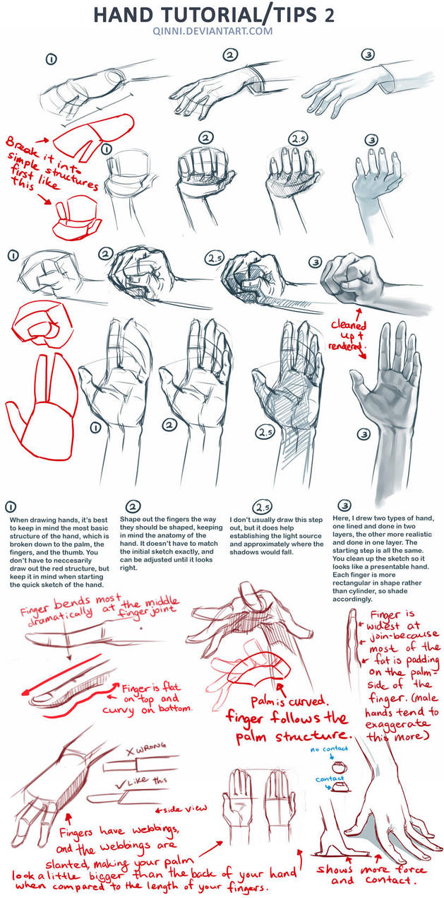 Hand Tutorial 2 by Qinni