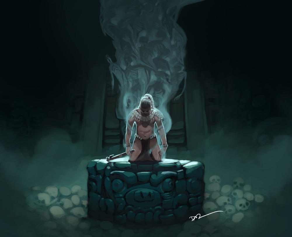 Fallen Warrior by tohdraws