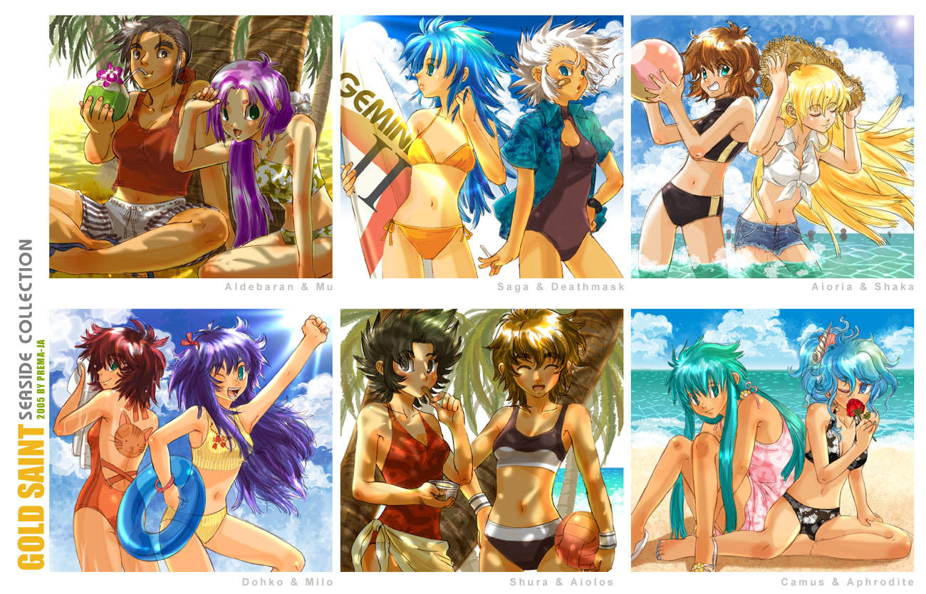 Gold Saint in Summer by prema-ja
