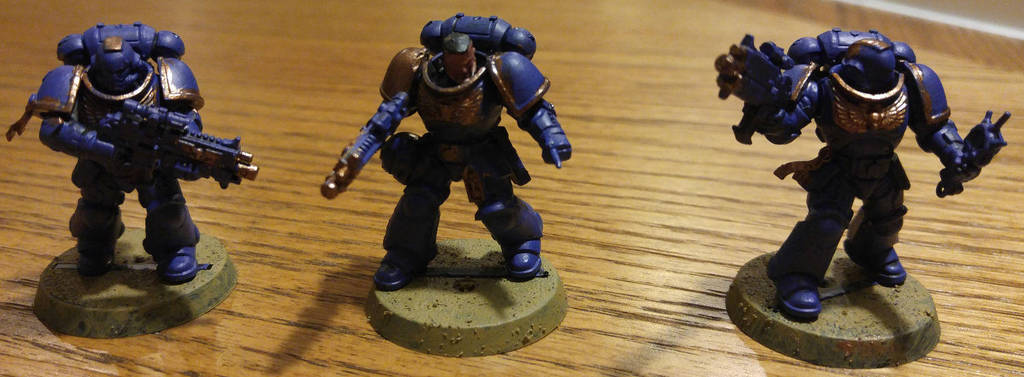 Space Marines - Painting Attempt by KSchnee