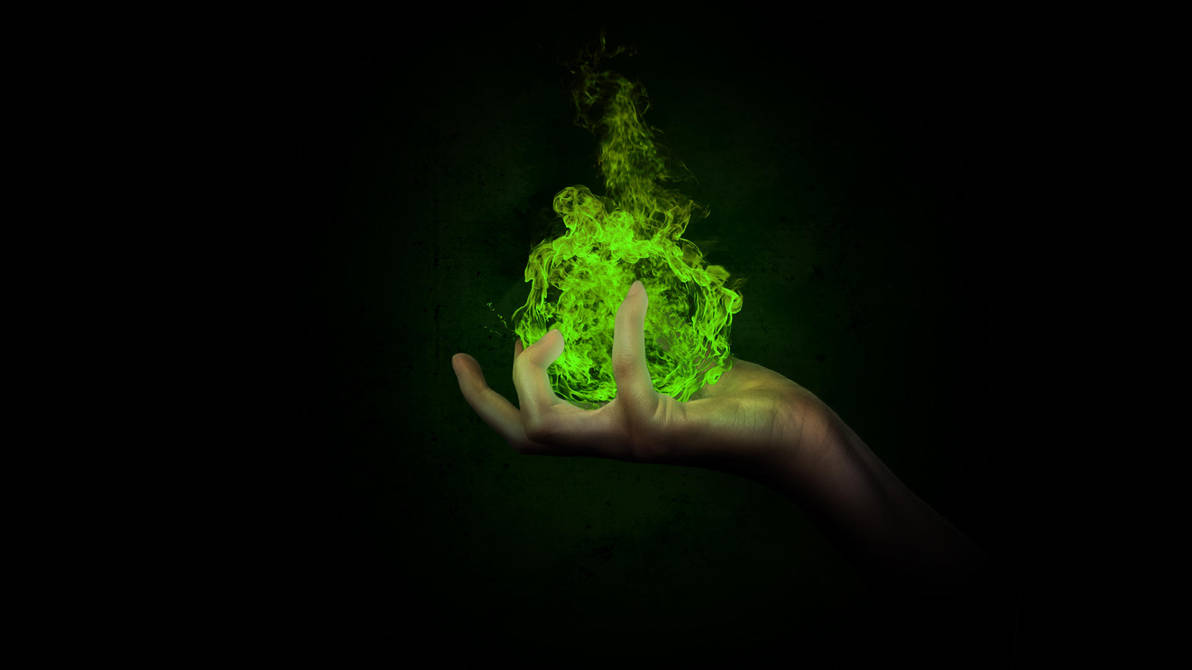 Ball of fire in my hand by nomadOnWeb