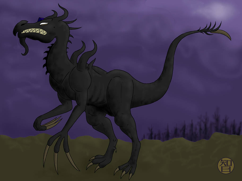 Midnight Dragon by Kairu-Hakubi